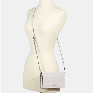 Anna Foldover Crossbody clutch